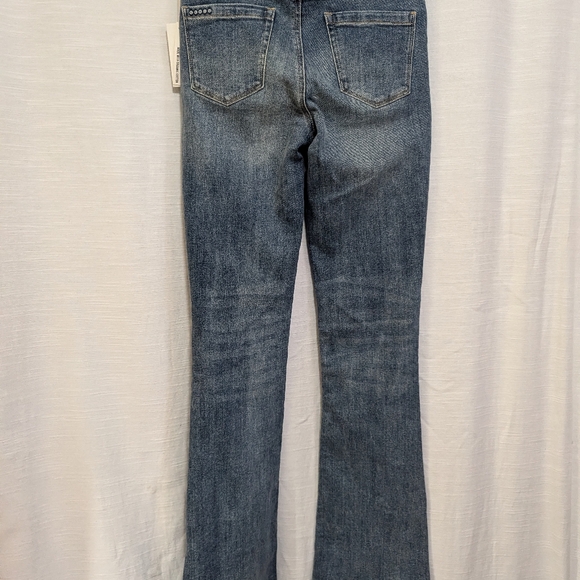 Blank NYC Anthropology The Hoyt high rise mini flare NWT jeans size 25, organic - Picture 4 of 12